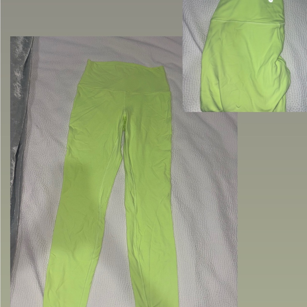 Lululemon Bright Lime Green Leggings